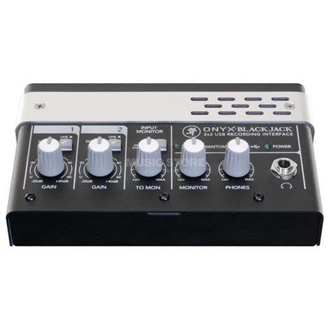 Mackie Onyx Blackjack USB audio interface • The .